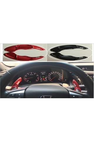 Honda Civic FB7 İçin Uyumlu F1 Vites Kulakçık Pedal Shıft Paddel Shift Siyah 2012-2015