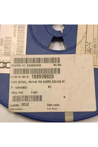 1n4148ws7f 75v 0,3a Sod323 Dıodes Smd Diyot 500 Adet
