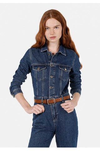 Colins Mavi Kadın Tulum Denim