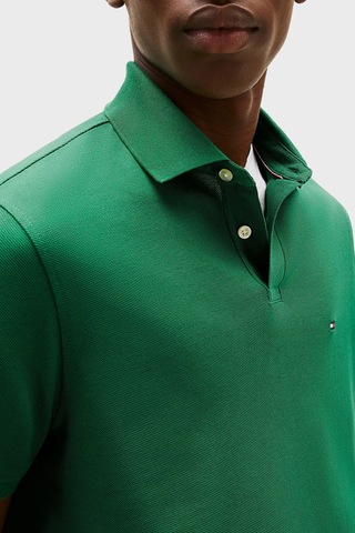 Tommy Hilfiger Erkek Polo Yaka T Shirt Mw0mw17770 L4f Yeşil Yeşil