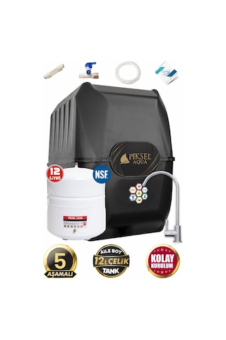 Piksel Aqua 5 Aşamalı Pompasız Su Arıtma Cihazı