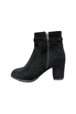 Emay 509 Süet Trend Fashion Kadın Bot Siyah