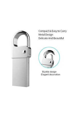 Usb2.0 Usb Flash Disk Mükemmel Uyumluluk Çok Fonksiyonlu Koruma Su Geçirmez Kompakt Ve Taşıması Kolay Metal Tasarım 32gb