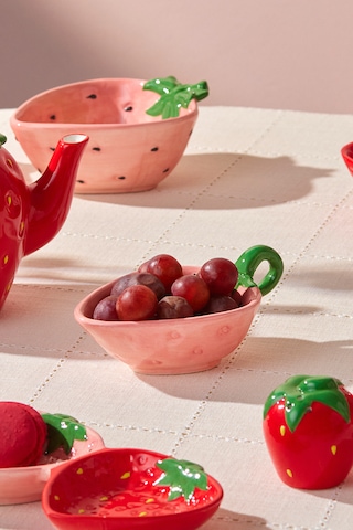 Karaca Strawberry Çerezlik 14 Cm Pembe