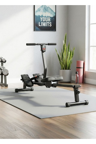 Triathlon T 238 Amortisörlü Kondisyon Küreği 12 Kademeli Direnç Lcd Ekran Paslanmaz Çelik Fitness Aleti