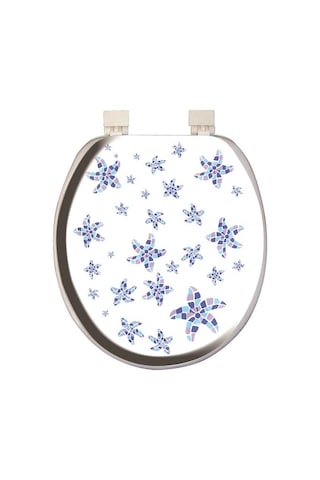 Softy Jumbo Desenli Yumuşak Klozet Kapağı Beyaz 8691580115103