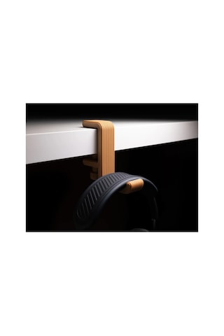 Alvera Masa Kenarı Kulaklık Askısı Çizgili Kulaklık Tutucu Sıkıştırmalı Kulaklık Askısı 10-40 Mm - Karışık