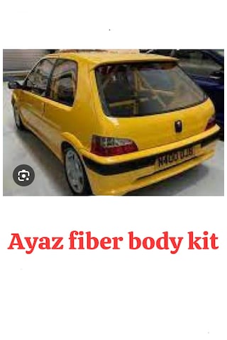 Peugeot 106 Gtı Ön Tampon Arka Tampon Dodikler Marşbiyel Takımı Ful Body Kit Fiber Boyasız