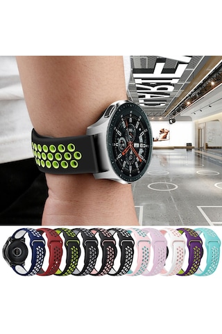 Samsung Uyumlu Gear S3 Classic Frontier Tme Spor Silikon Kordon Kayış