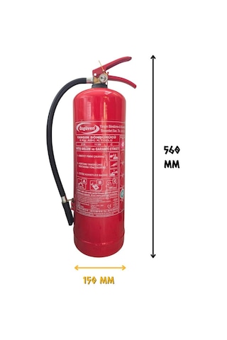 Özgüven Yangın Söndürme Tüp Cihazı Abc Kkt 6 Kg. - Tse/hyb/ce/en615