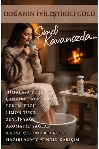 Doğal Yağ İçerikli Vanilya Kahve Banyo Tuzu 150 Gr 150 Gr Diğer