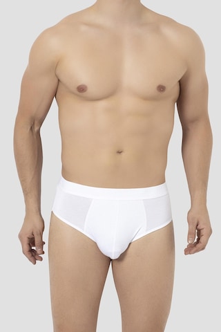 Arma Yıldız Erkek Bambu Slip Külot Düz Beyaz 3'lü Paket Beyaz