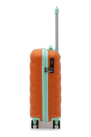 Cotpoly Home Artemis Pp Polipropilen&kırılmaz Kabin Boy Valiz 55 Cm Turuncu