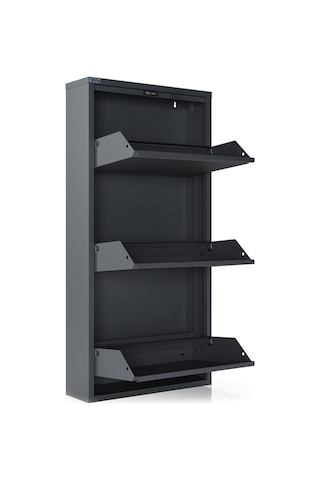 Ceha  3'lü Metal Ayakkabılık - Antrasit K.AYK-3 /AB7024 Antrasit