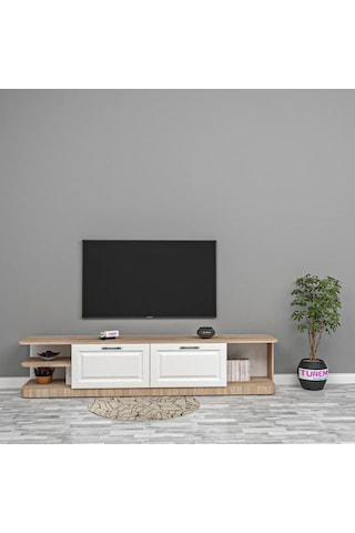 Galaxy Membran Tv Ünitesi Mdf Siyah