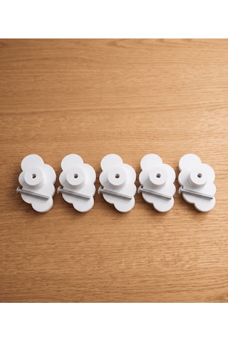 Bulut Tasarım Dolap Kulpu- Çocuk , Bebek Odası Kulp - Modern Ve Şık 30mm Vida İle Birlikte Beyaz