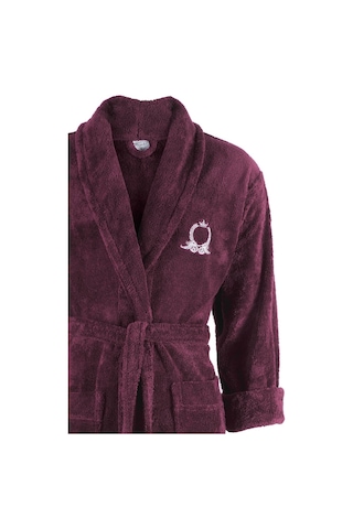 Maisonart Rob Şalyaka Wellsoft Peluş Sabahlık Robdeşambr Bornoz Bordo S/m Bordo
