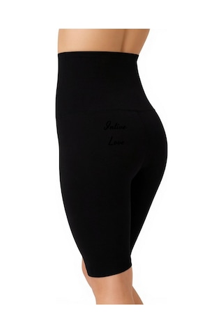Nbb Yüksek Bel Diz Üstü Göbek Altı Toparlayıcı İz Yapmaz Paçalı K Siyah