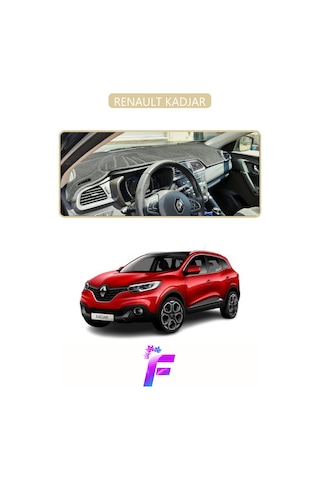 Renault Kadjar 2015-2018 Uyumlu Torpido Örtüsü Yansıma Önleyici Tam Koruma Hızlı Montaj J73