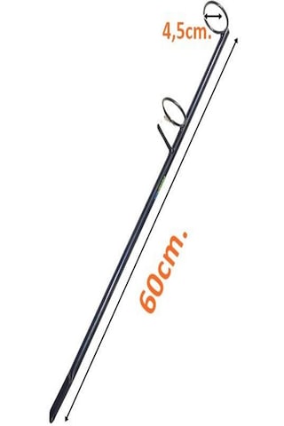 Paslanmaz Demir 60 Cm. Kamış Dayama Ayağı