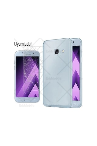 Samsung Uyumlu Galaxy A3 2017 Kırılmaz Ekran Koruyucu Temperli Cam