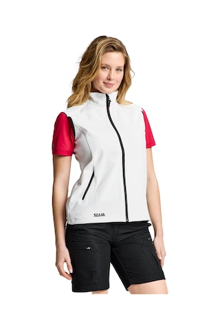 Slam Slam Act Ws Softshell Vest Kadın Bej Yelek W03 Beyaz