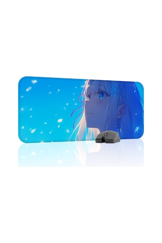 Re Zero Kaymaz Dikişli Kauçuk Oyuncu Mousepad V1 - 70x30 Xl Gaming Mouse Pad Fare Altlığı