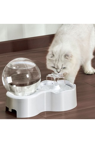 Econicword Otomatik Evcil Hayvan İçme Çeşmesi Köpek Kedi 2300 ML