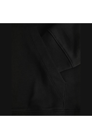 Jack & Jones Erkek Regular Fit Gögüs Baskili Sweatshirt - Avery - 12298451 Siyah