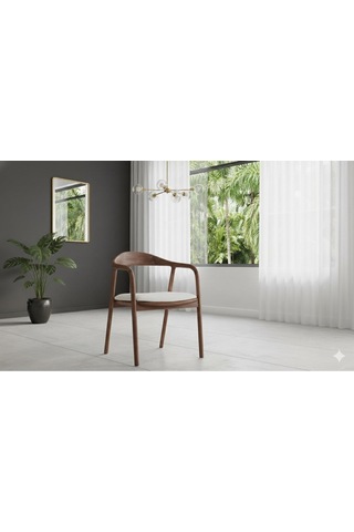 Armone 6 Kişilik Açılır Yemek Masası Takımı Modern Ve Şık Tasarım Ceviz Beyaz