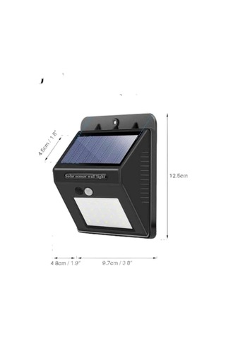 Mey İthalat Solar Güneş Enerji Panelli Sensörlü Lamba Enerji Tasarruflu Çok Renkli