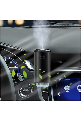 Akıllı Araba Hava Temizleyici, 2024 Yeni Akıllı Araba Hava Temizleyici Difüzör Parfümlü 3 Şişe Hava Temizleyici, Akıllı Araba Kokusu Siyah