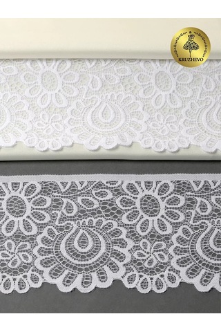Kruzhevo El İşi Ve Dikiş İçin Elastik Dantelli Tül 90 Mm 25 M 160890309