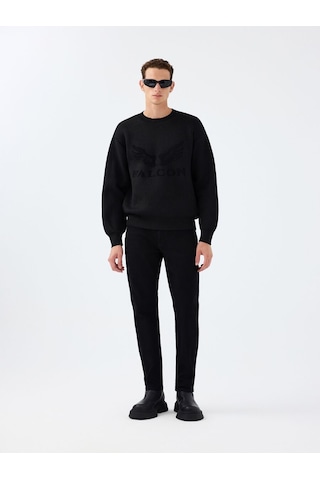 LOFT Regular Fit Erkek Kazak Lf2036723 Q1.v1 Siyah