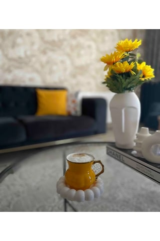 Bubble Dekoratif Tabak Bardak Altlığı Takı Tabağı
