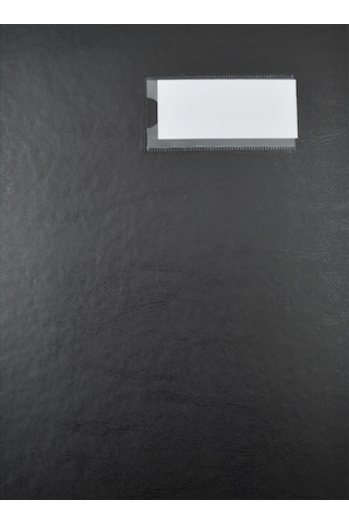 Önder Cilt Bezi Kapaklı İmza Dosyası Siyah 20 Yaprak 7122-3