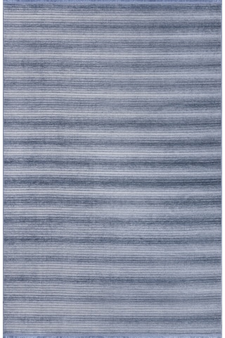 Koza Halı Stripe Mavi Kilim Kaymaz Taban Salon Oturma Odası Antre Halısı 33 Mavi