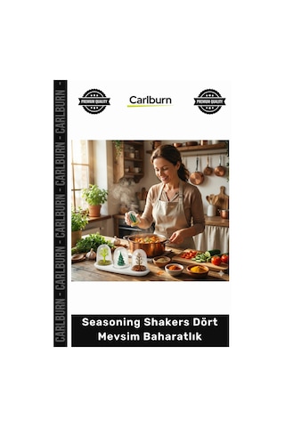 Baharatlık Estetik Kar Küresi Tasarım Mutfak Baharat Set Seasoning Shakers Dört Mevsim Baharatlık Diğer
