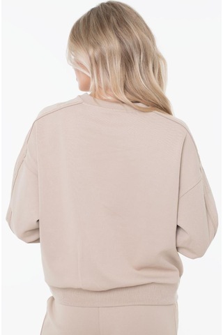 Guess V6rq96kcx22 Octavia Kadın Sweatshirt Bej