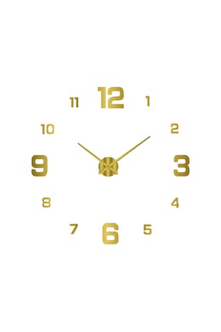 Tenfowee Akrilik Duvar Saati, Işıklı Fonksiyonlu Dıy Dekoratif Saat, 80-130cm, Delme Yok, Ev Dekoru İçin Modern Tasarım Renkli