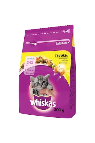 Whiskas Tavuklu Yavru Kedi Maması 300 G