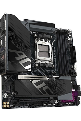 Gıgabyte B850m Aorus Elıte Wıfı6e Amd B850 Am5 Ddr5 Soket 8200mt/s Matx Anakart
