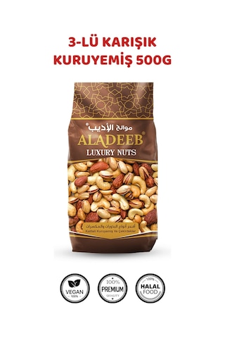 3-lü Karışık Kuruyemiş 500 Gram