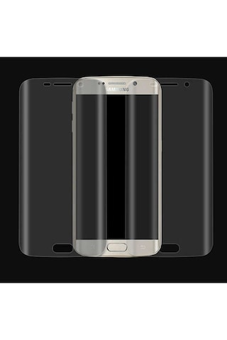Samsung Galaxy Uyumlu  S6 Edge Zore Süper Pet Ekran Koruyucu Jelatin