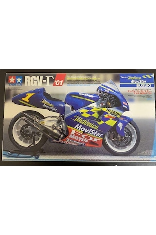 Tamiya 1/12 Telefonica Suzuki Rgv '01 Plastik Motorsiklet Maket Yapım Kiti