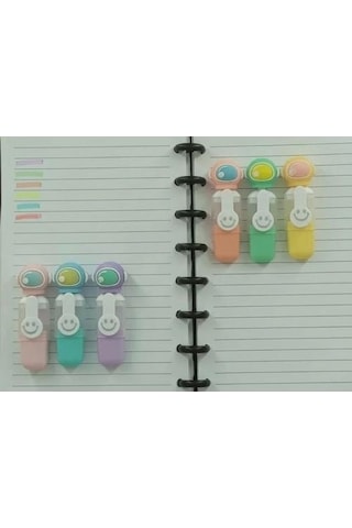 Astronot 6 Lı Fosforlu Kalem Çok Renkli