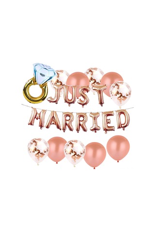 Yunboo 24'lü Pembe Ve Altın Alüminyum Folyo Balon Seti - Düğün, Parti Ve Özel Anlar İçin Dekorasyon