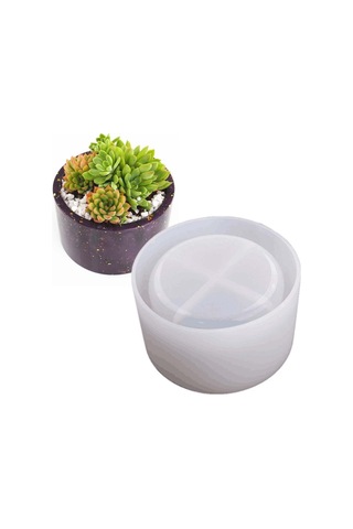 Suntek Magideal Etli Bitki Saksı Reçine Kalıpları Yuvarlak Büyük