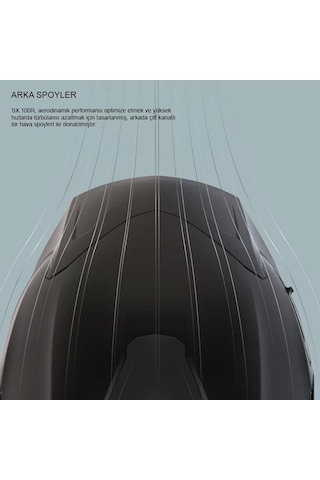 Nexx Sx.100r Skidder Kask Mat Siyah Turuncu