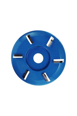 Lemestar Mavi 16mm İç Çaplı 6 Dişli Tungsten Çelik Yaylı Tahta Oymacılık Diski Güvenli Tip